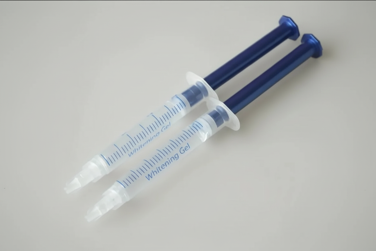 Whitening Gel Syringes - Angled View